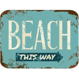 Badmat 59x39 cm. - Retro Beach